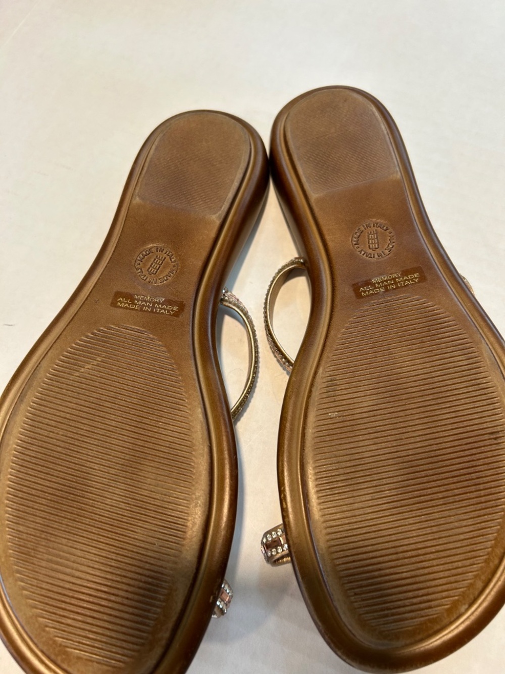 Women Toscanella sandals, rose gold, size 8 - Picture 3 of 4